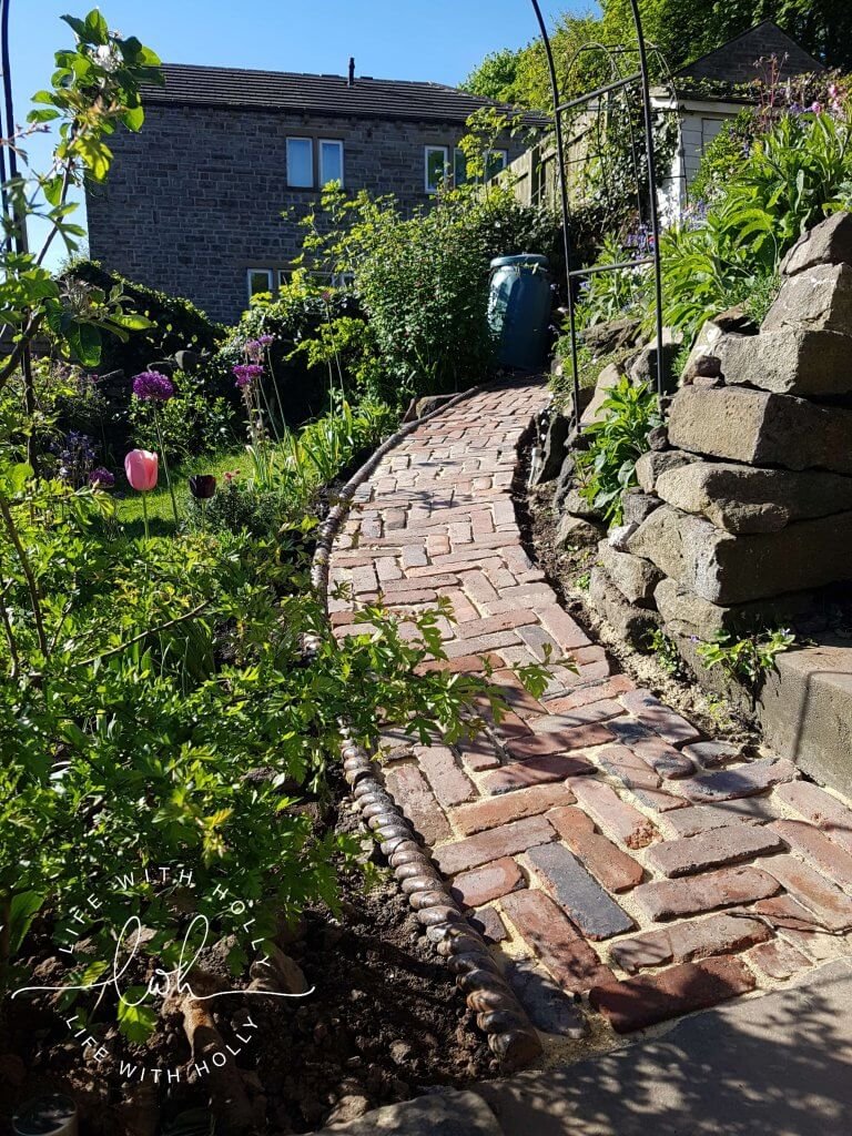 Brick Path Cottage Garden - North Facing Yorkshire Garden - My Garden in May - Life with Holly