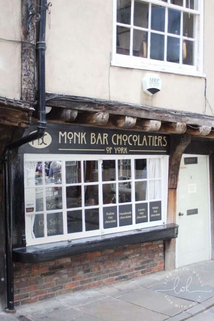 Monk Bar Chocolates - Harry Potter in York - Day Tripping - Life with Holly