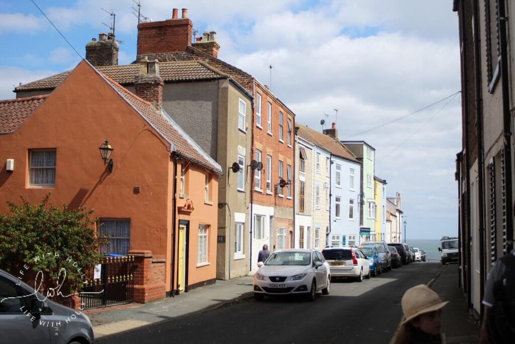 Historic Fisherman's cottages on Queen Street, Filey 