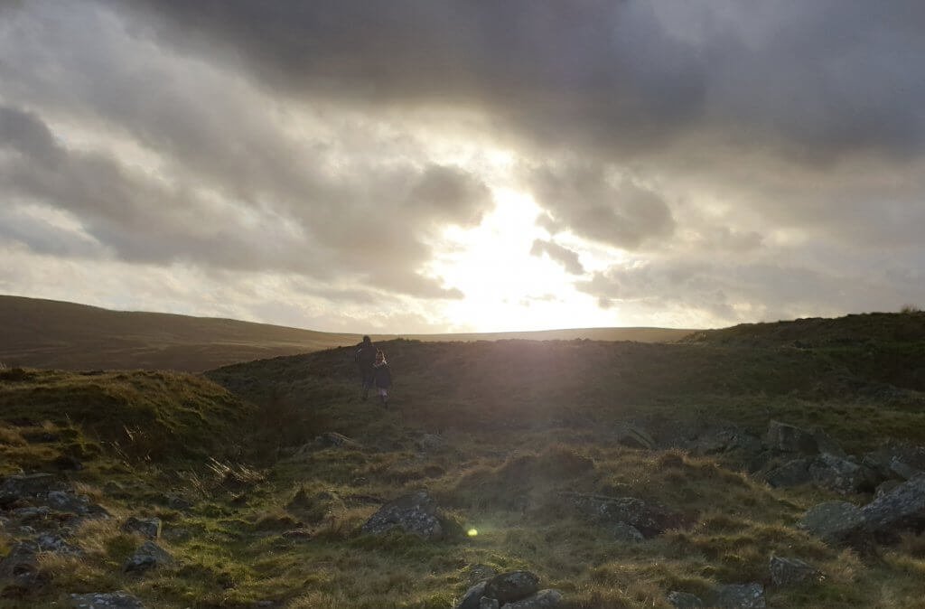 Sun setting over Yorkshire moorland - Weekend Wanders - Life with Holly