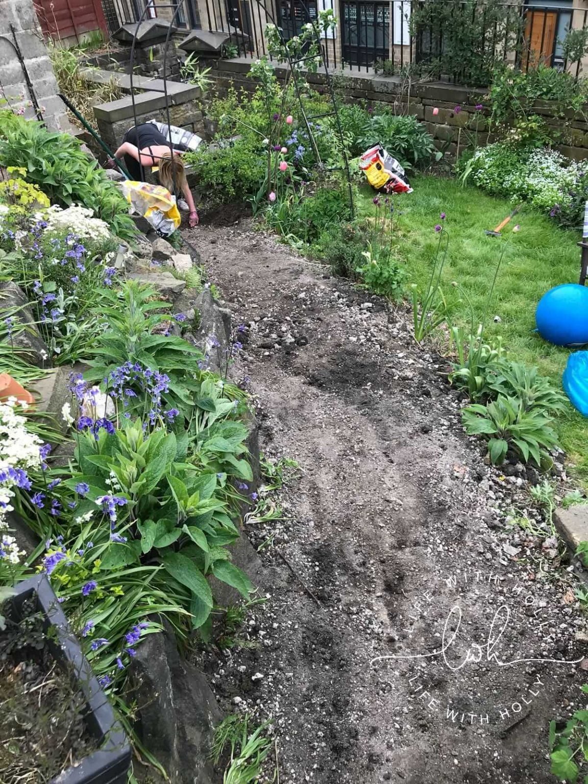 How We Built a Reclaimed Brick Garden Path A Tutorial Life with Holly