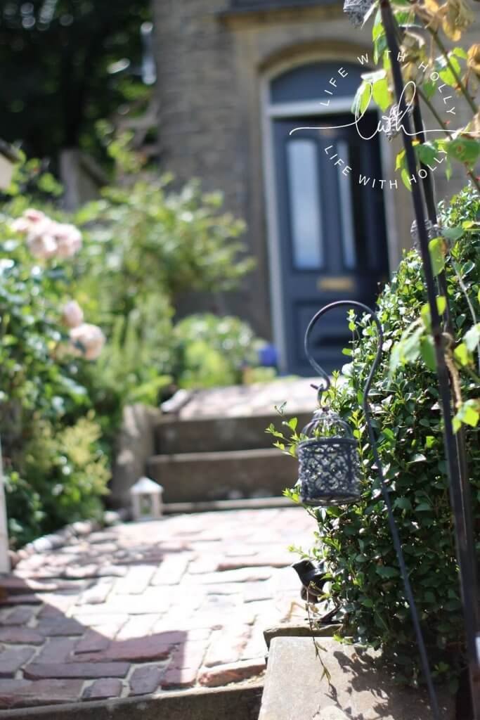 Brick path - North Facing Cottage Garden - My Garden in June - Life with Holly (12)