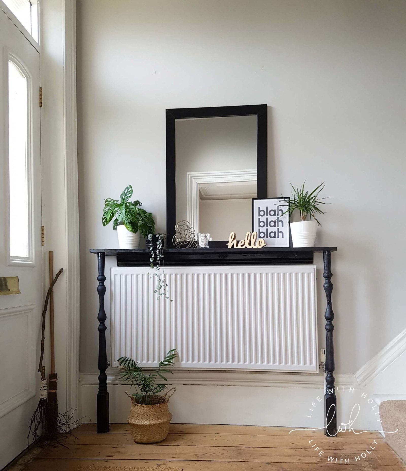 Custom Console Table Victorian Hallway Makeover - Life with Holly