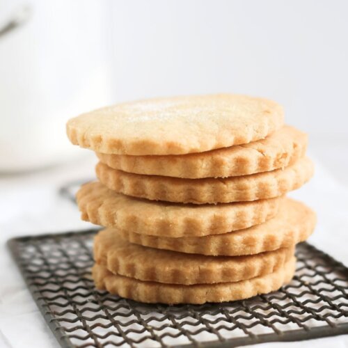 classic 3 ingredient shortbread cookies