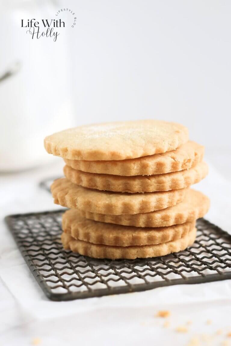 classic 3 ingredient shortbread cookies