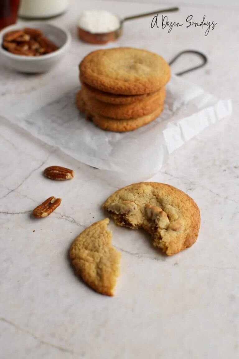 Easy Maple Pecan Cookies