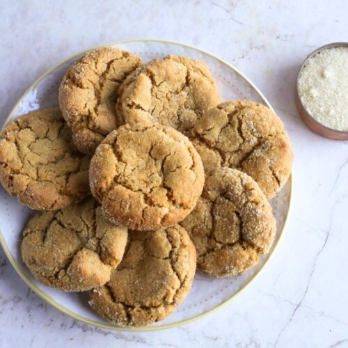 Ginger molasses cookies