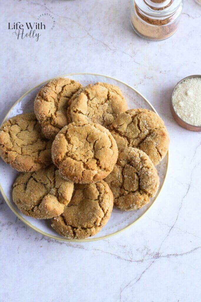 Ginger molasses cookies