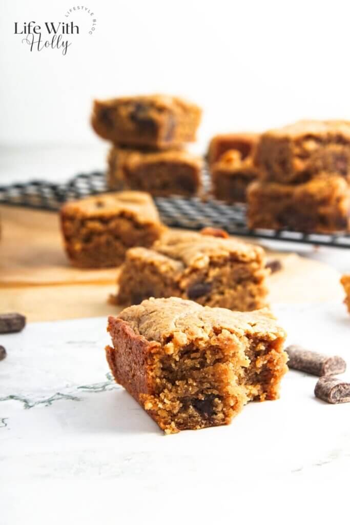 Vegan Peanut Butter Blondies