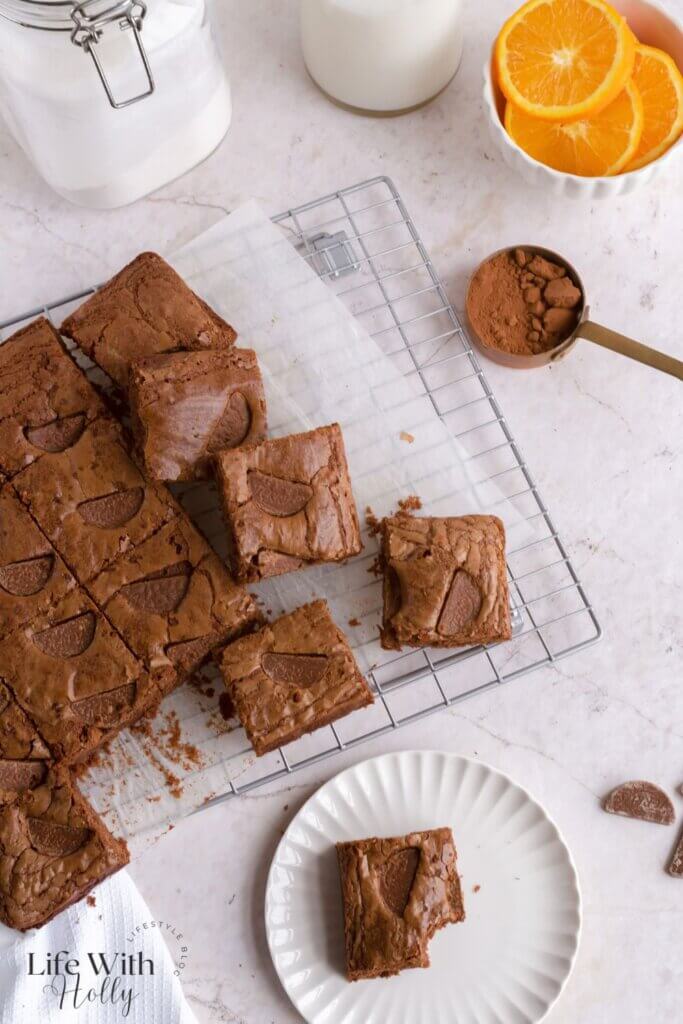 Easy Chocolate Orange Brownies
