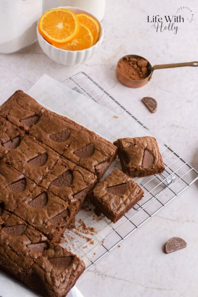 Easy Chocolate Orange Brownies
