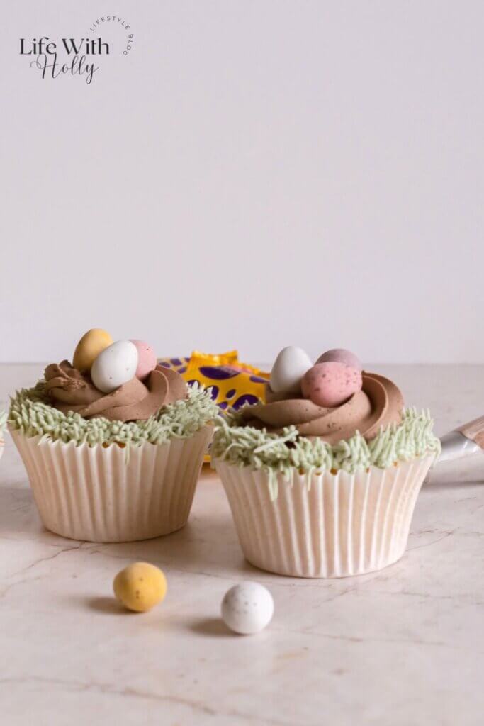 Easter Nest Mini Egg Cupcakes