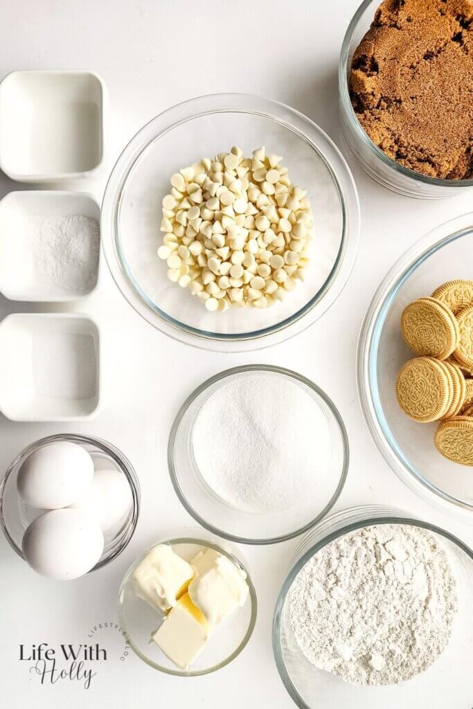 Golden Oreo blondies ingredients