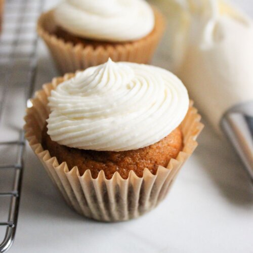 Pumpkin spice cupcakes