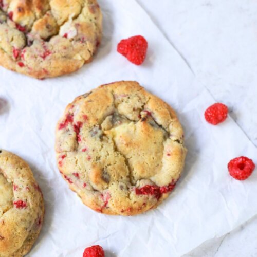 Raspberry Cheesecake Cookies
