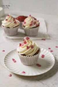 Red Velvet Cupcakes with Cream Cheese Frosting