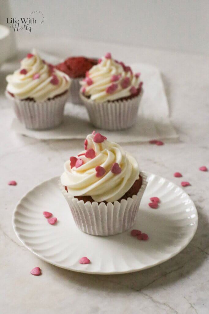 Red Velvet Cupcakes with Cream Cheese Frosting