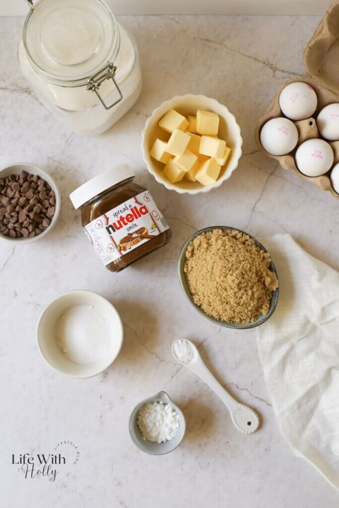 Nutella Stuffed Cookies