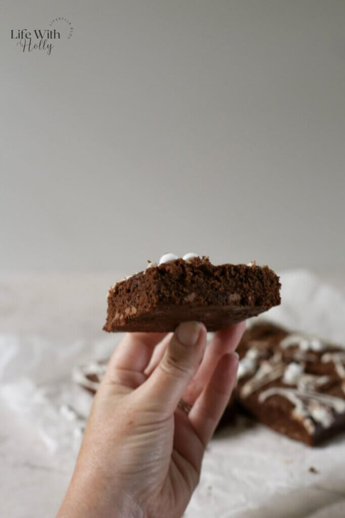 Spiderweb brownies for Halloween