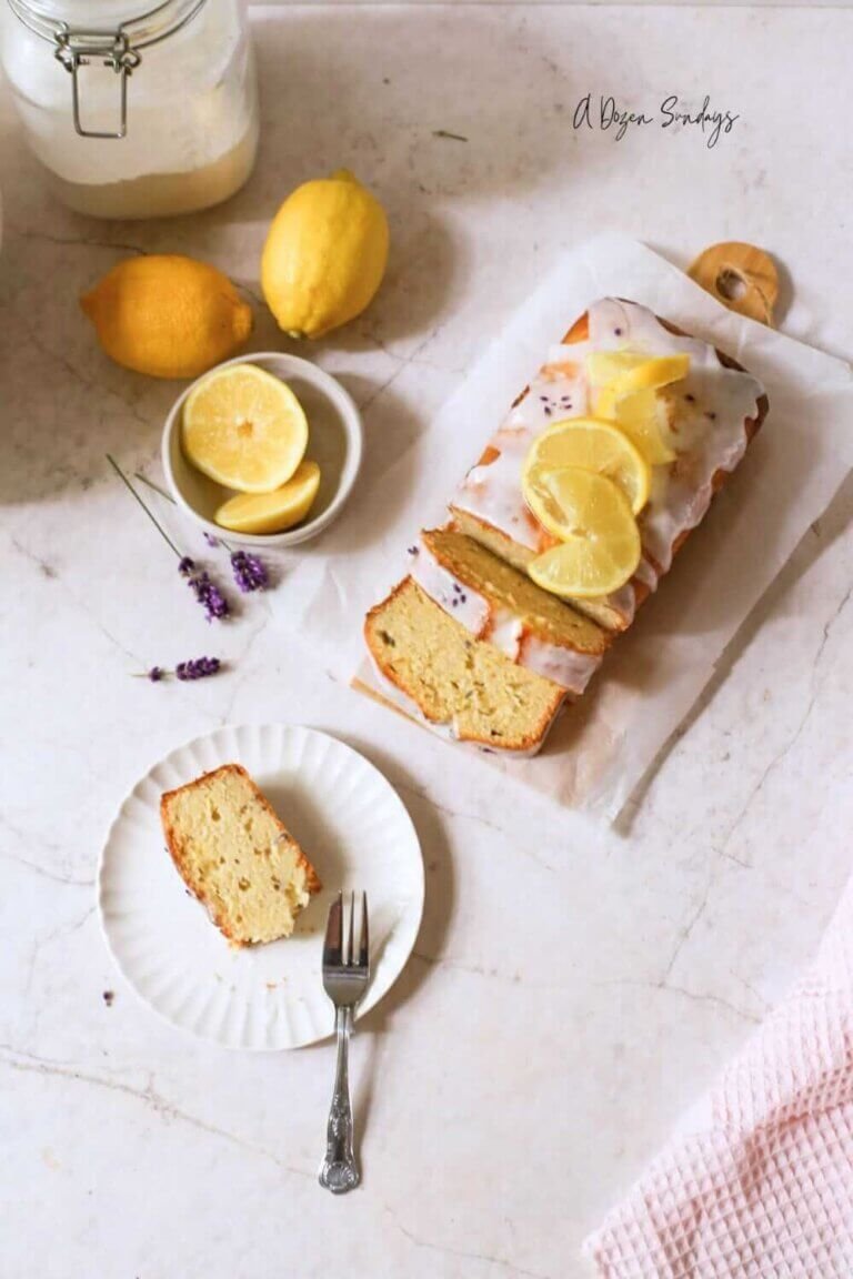 Lemon Lavender Loaf Cake