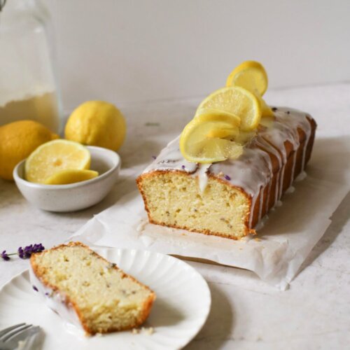 Lemon Lavender Loaf Cake