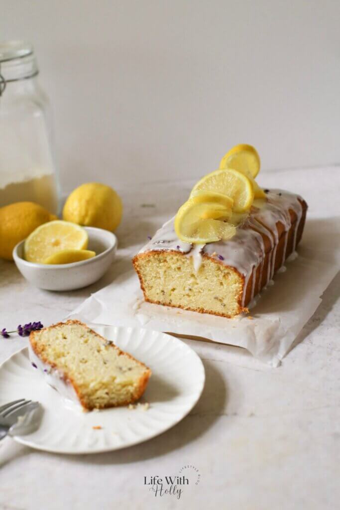 Lemon Lavender Loaf Cake
