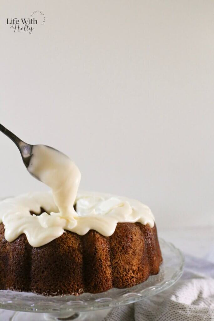 Autumn Pumpkin Bundt Cake With Cream Cheese Frosting