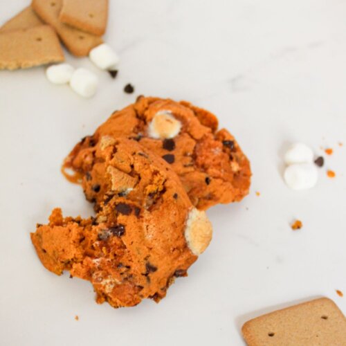 Pumpkin Spice S'Mores Cookies
