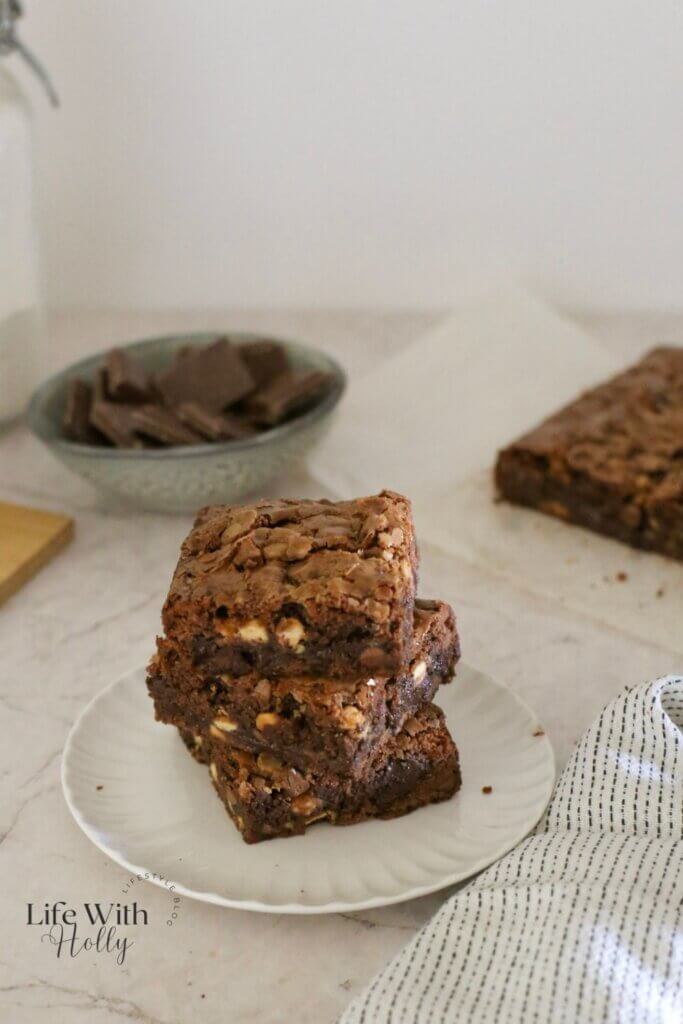 Triple Chocolate Brownies