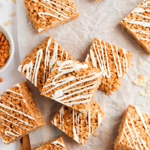 Easy Butterscotch Rice Krispy Treats