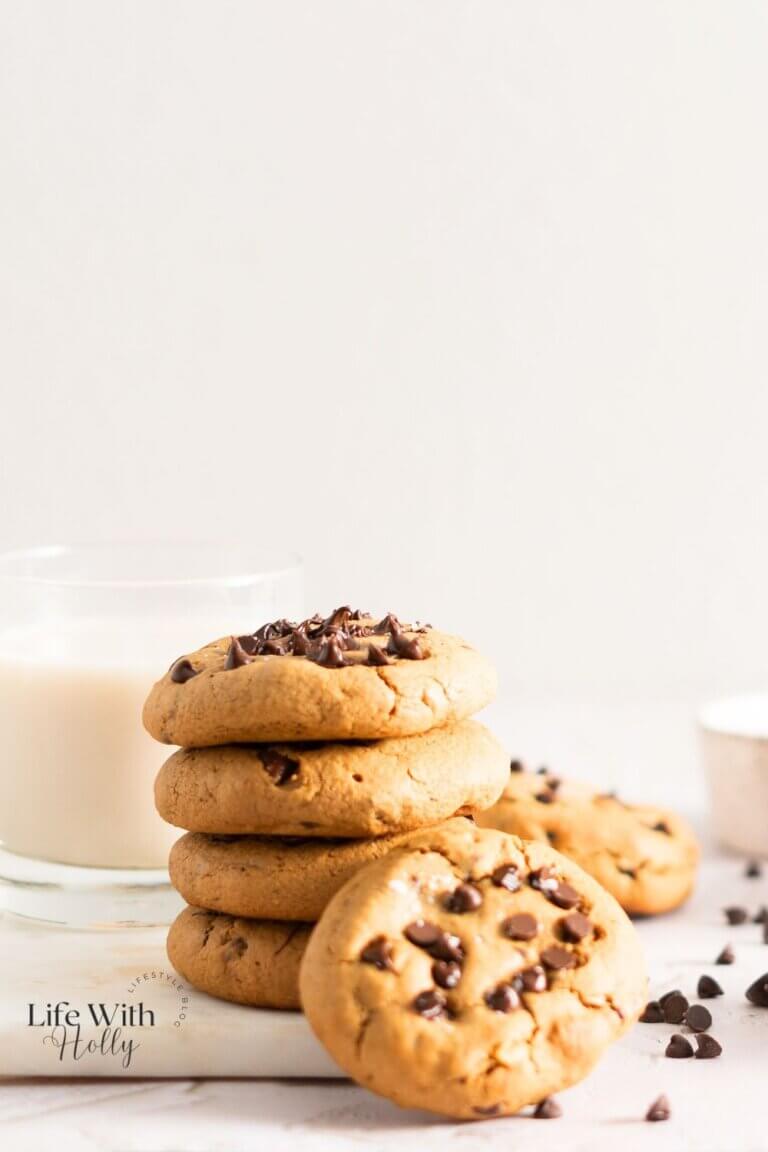 Gluten Free High Protein Walnut Chocolate Chip Cookies