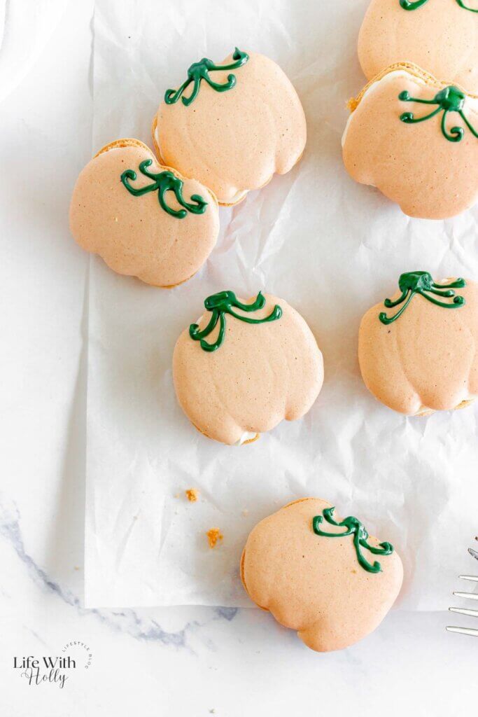 Pumpkin Macarons