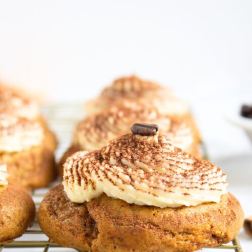 Pumpkin tiramisu cookies