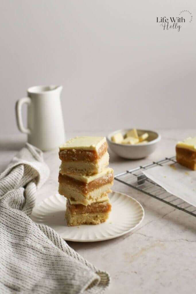 White Chocolate Millionaires Shortbread