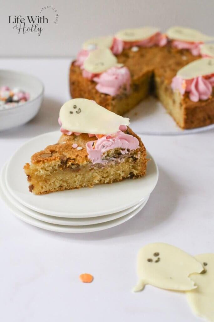 Pastel Halloween Cookie Cake