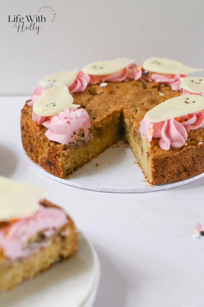Pastel Halloween Cookie Cake
