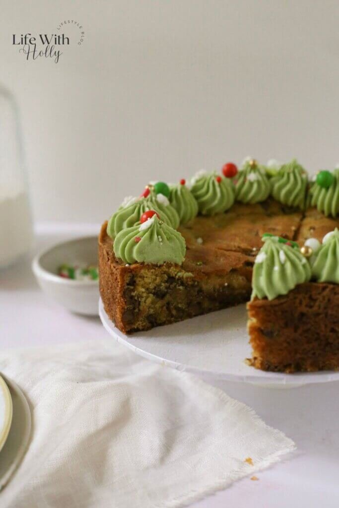 Christmas Cookie Cake or Giant Cookie