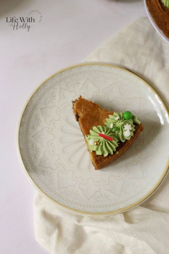 Christmas Cookie Cake or Giant Cookie