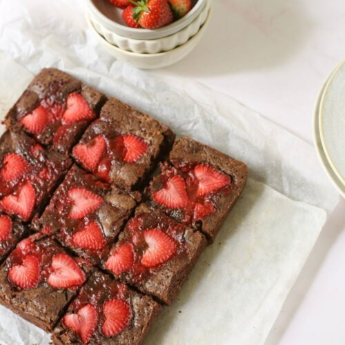 Strawberry Brownies