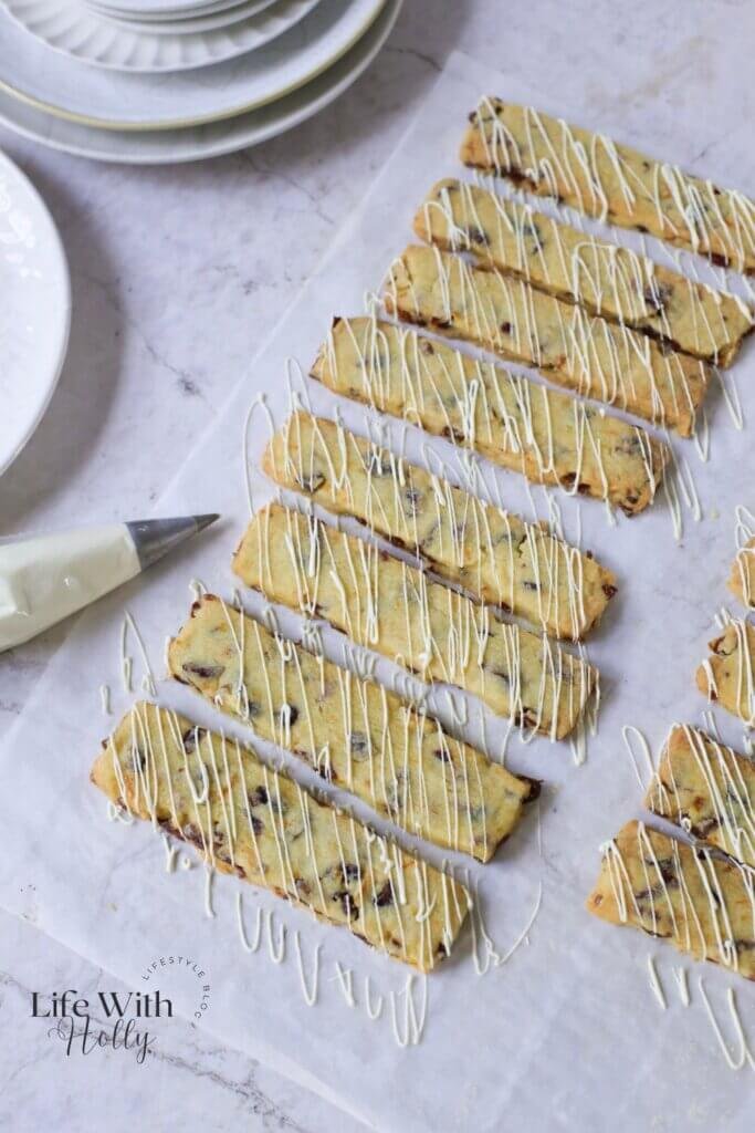 Cranberry and Orange Shortbread