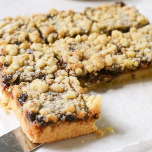 Mince Pie Crumble Slice