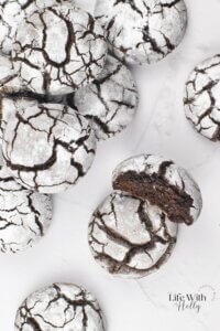 Chocolate Crinkle Cookies