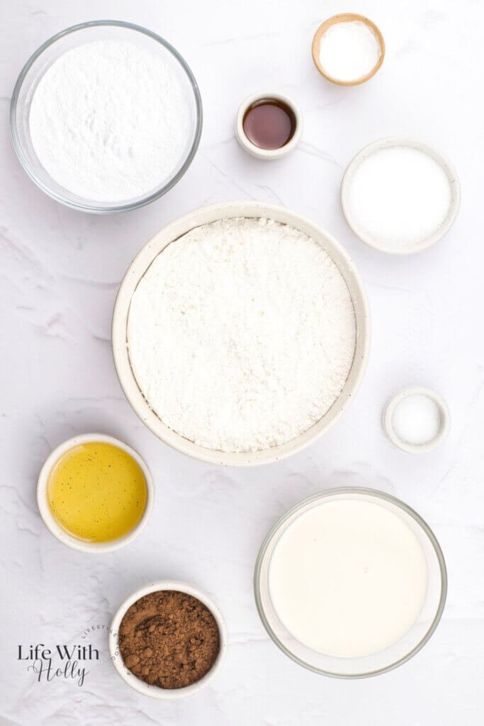 Chocolate Crinkle Cookies Ingredients