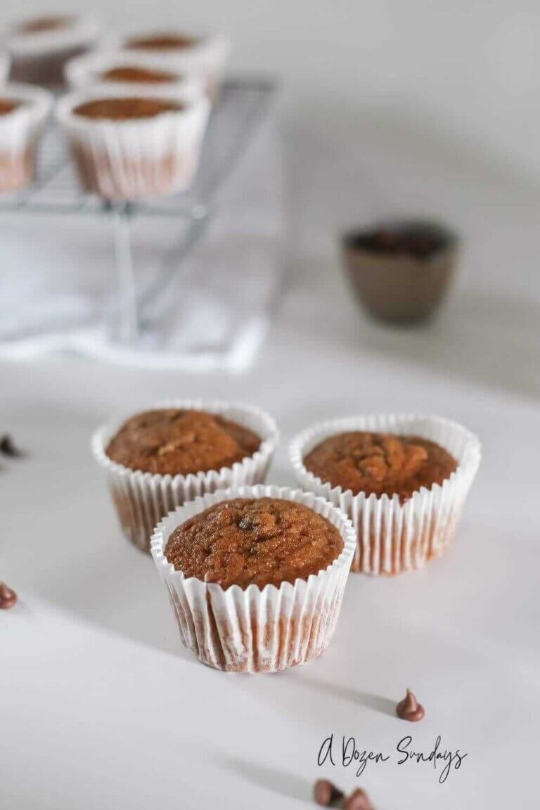 Banana and Chocolate Chip Muffins
