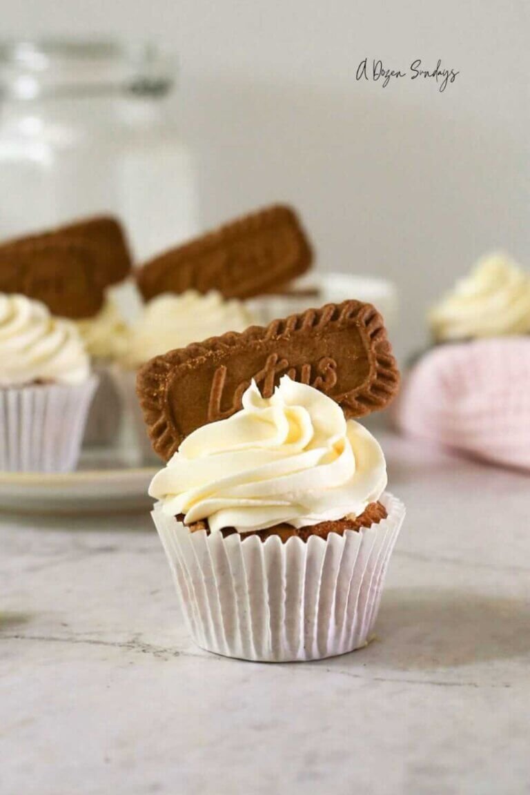 Easy Biscoff Cupcakes