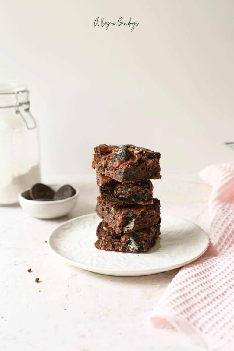 Fudgy Oreo Brownies