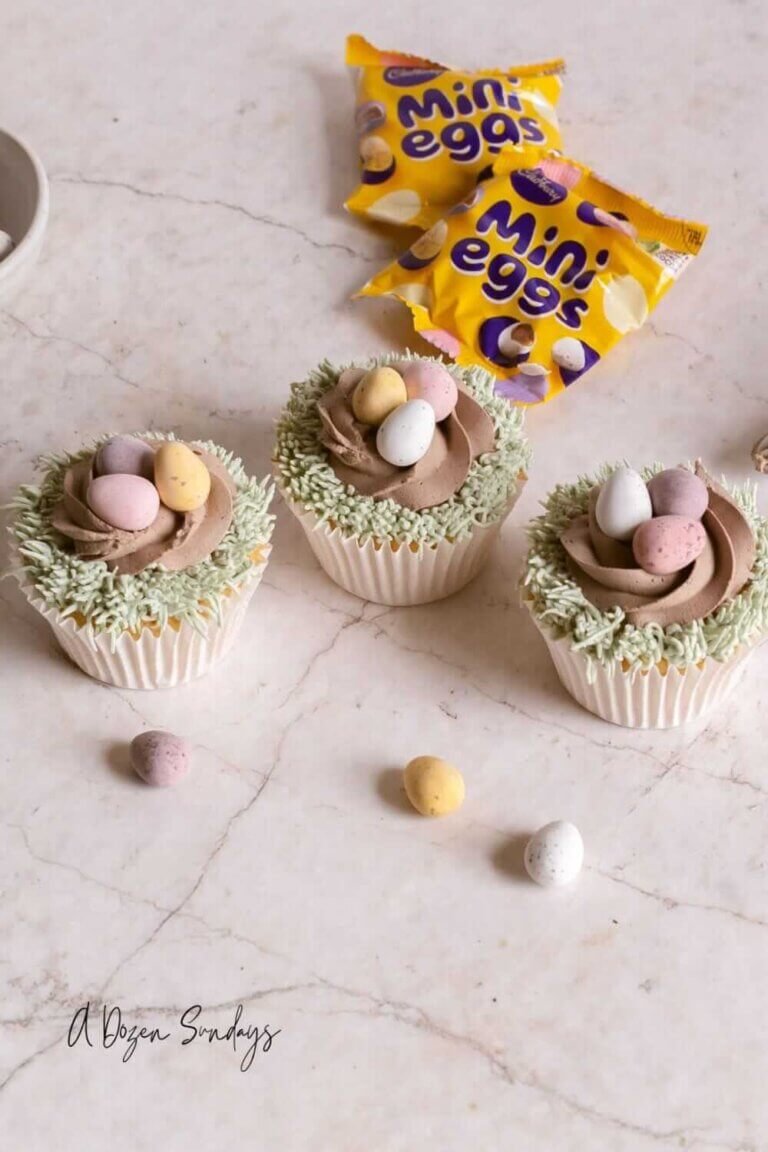 Mini Egg Cupcakes for Easter