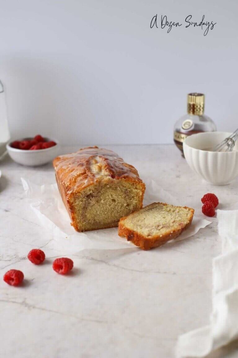 Lemon and Raspberry Loaf Cake