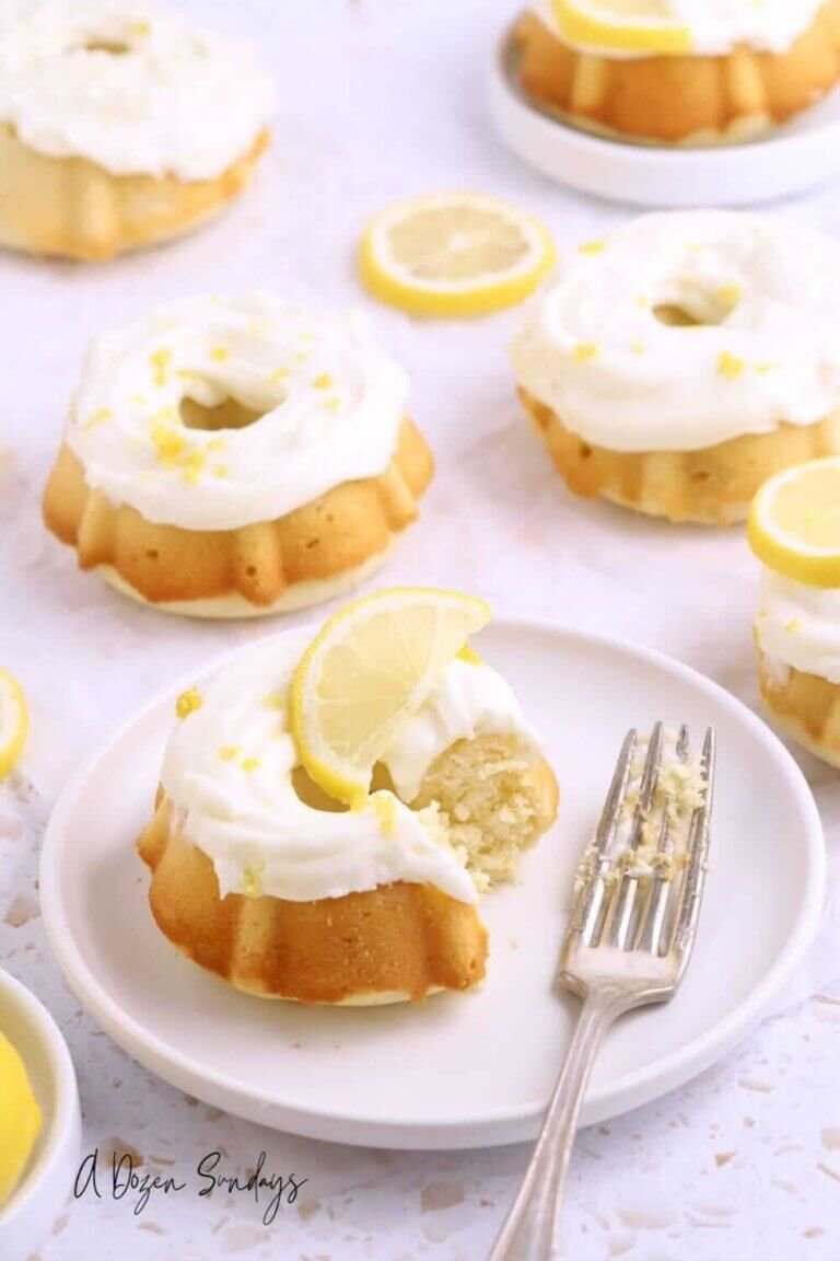 Mini Lemon Bundt Cakes