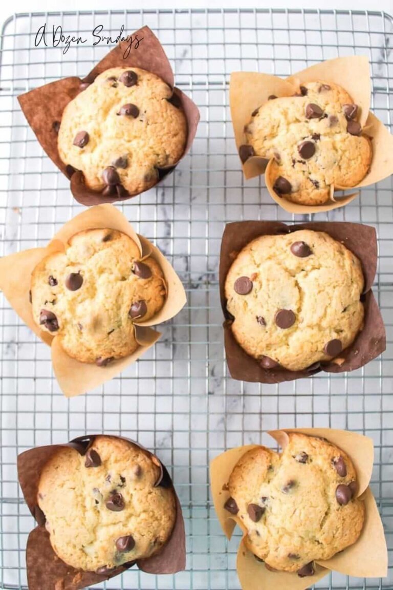 Simple Chocolate Chip Muffins